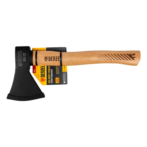 Топор, 800 г, кованый, буковое топорище Denzel фото 7