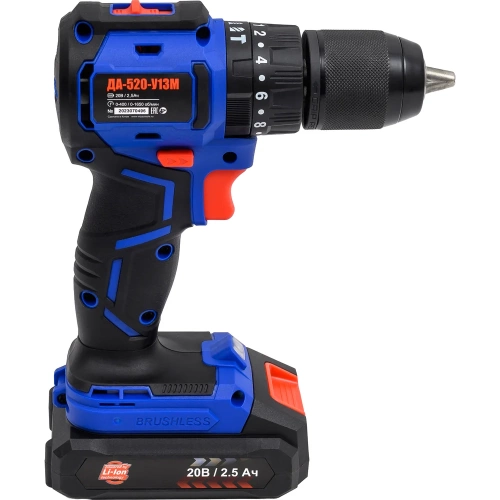 ВИТЯЗЬ Дрель-шуруповерт аккумуляторная ДА-520-У13М (5) Витязь (6407) 18012023 фото 4 ВИТЯЗЬ Дрель-шуруповерт аккумуляторная ДА-520-У13М (5) Витязь (6407) 18012023 фото 4