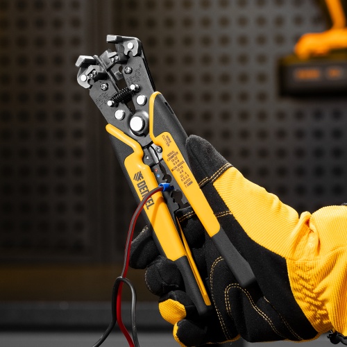 Щипцы для зачистки электропроводов 0,2-6 мм², функция обрезания проводов Denzel фото 12