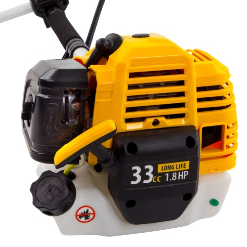 Триммер бензиновый DT 33S, 33 см3, 1.8 л. с, разъемная штанга, состоит из 2 частей Denzel фото 5