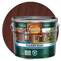 Пропитка для древесины 3 в 1 Pinotex Classic Plus 5479762 красное дерево 9 л
