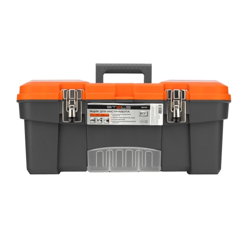 Ящик для инструмента с мет. замками 20", 510х255x225 мм Stels фото 6
