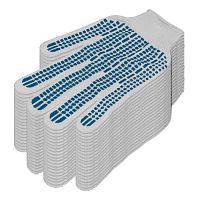 Перчатки х/б с ПВХ, протектор 35 г, 10 кл, 10 пар в упаковке