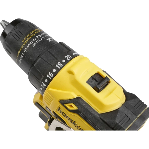 Дрель аккумуляторная Hanskonner б/щ PLATINUM, 14, 4В, 45Нм, 2x2.0Ач, 10мм, пл.патрон HCD1645SC фото 10