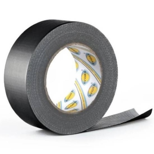 Лента армированная Aviora Супер 302-162 клейкая черная 50000х48 мм фото 3
