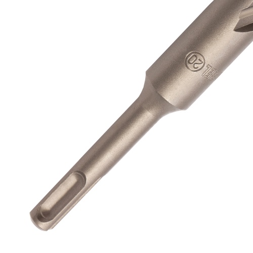 Бур по бетону, двойная спираль, три пылеотводящие кромки, 20 x 460 мм DENZEL фото 3 Бур по бетону, двойная спираль, три пылеотводящие кромки, 20 x 460 мм DENZEL фото 3