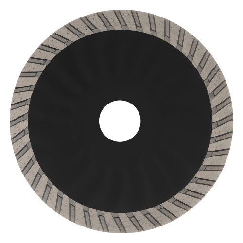 Диск алмазный отрезной DENZEL Турбо, ф125 х 22.2 мм, сухой рез, HWD92, турбированная рабочая часть, круг, 731080 фото 2