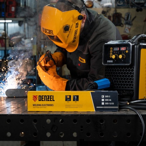 Электроды DER-3, диам. 3 мм, 5 кг, рутиловое покрытие Denzel фото 8