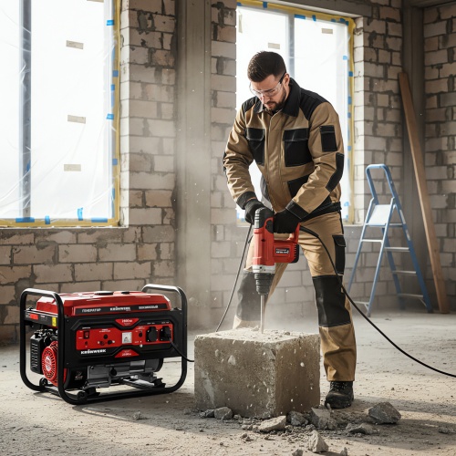 Генератор бензиновый LK-2800R, 2,8 кВт, 230В, ручной стартер Kronwerk фото 26