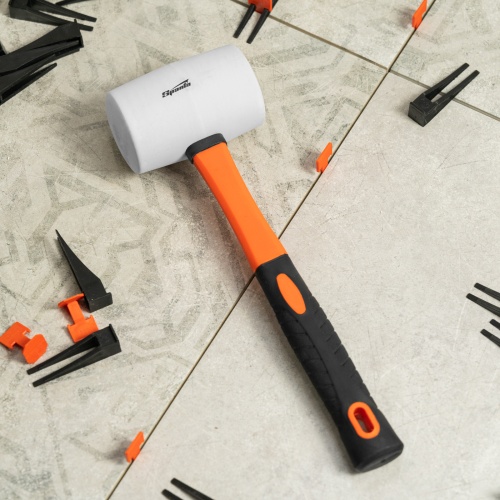 Киянка резиновая, 680 г, белая резина, фибергласовая рукоятка Sparta фото 6 Киянка резиновая, 680 г, белая резина, фибергласовая рукоятка Sparta фото 6