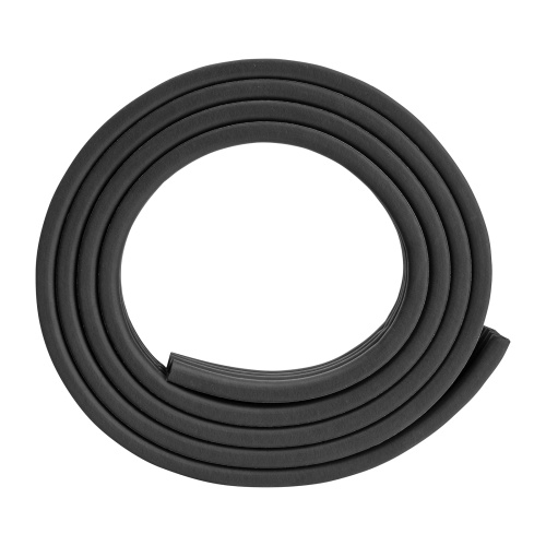 Уплотнитель резиновый 14х12 мм для широких щелей, 12 м, профиль "D", черный  Сибртех фото 2