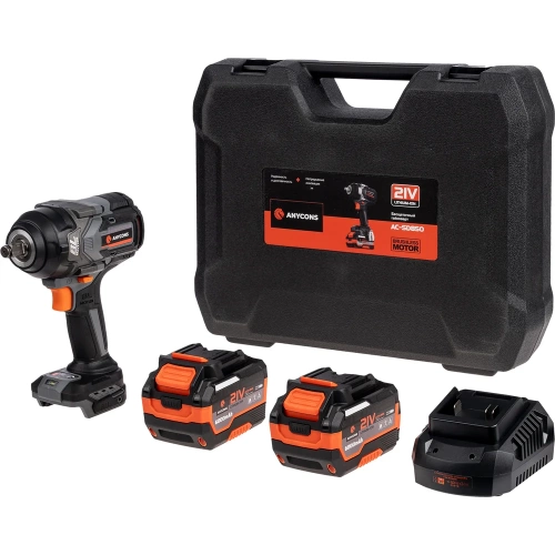 Бесщеточный ударный гайковерт Anycons AC-SD-850, 850Нм, 21В, 2 акб AC-SD8502 фото 5