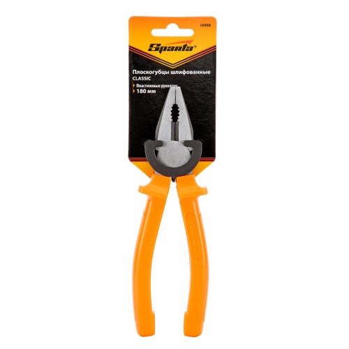 Плоскогубцы Classic, 180 мм, шлифованные, пластмассовые рукоятки Sparta фото 6 Плоскогубцы Classic, 180 мм, шлифованные, пластмассовые рукоятки Sparta фото 6