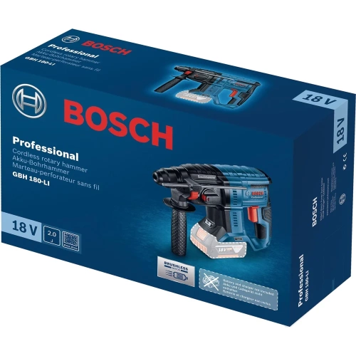 Аккумуляторный бесщеточный перфоратор Bosch GBH 180-LI без ЗУ и АКБ 0611911120 фото 4