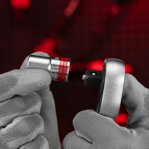 Головка торцевая, 13 мм, шестигранная, CrV, под квадрат 1/2, хромированная Matrix фото 6