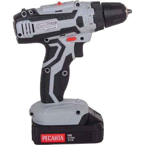 Аккумуляторная дрель-шуруповерт Ресанта ДА-18-2ЛК 75/14/5 фото 4