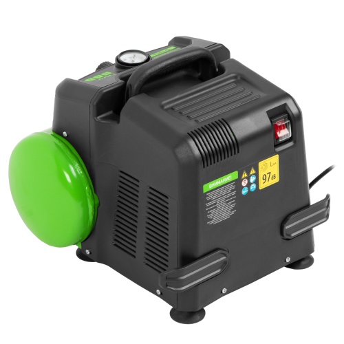 Компрессор воздушный безмаслянный BL 1100/6 1100Вт, ресивер 6 литров, 180 л/мин Сибртех фото 4