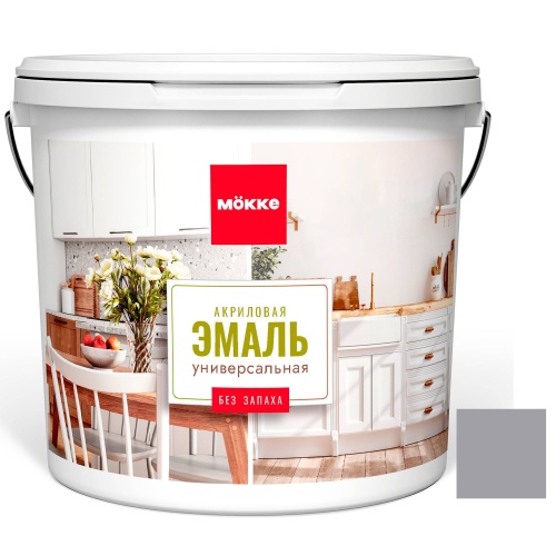 Эмаль акриловая Mokke 12984 Ноябрьское Небо полуглянцевая 2 кг