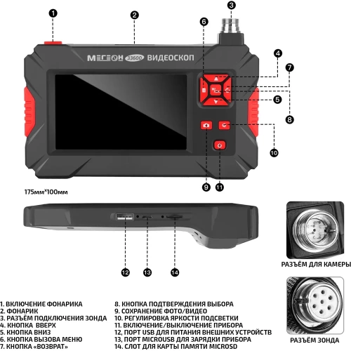 Эндоскоп МЕГЕОН 33600 к0000397133 фото 6