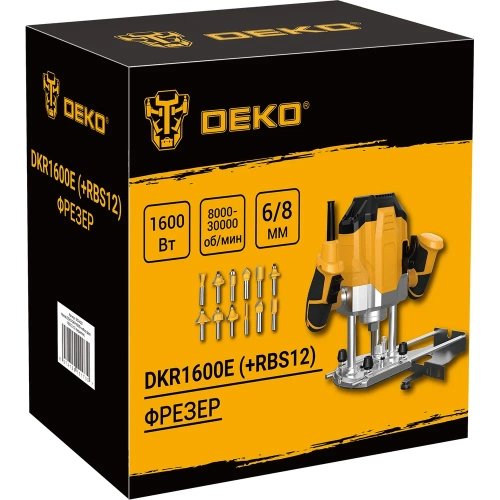 Фрезер DEKO DKR1600E, набор фрез RBS12 (12 предметов) 063-4221 фото 8