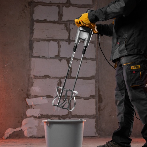 Миксер строительный EM-2-1600, 1600 Вт, 200-480/250-680 об/мин Denzel фото 17