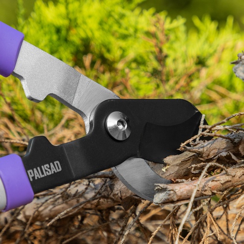 Сучкорез с наковальней, 540 -705 мм, телескопические стальные обрезиненные рукоятки, Palisad фото 12