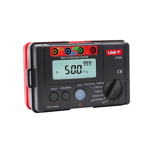 Цифровой тестер УЗО, измеритель заземления и сопротивления изоляции UNI-T UT526 00-00000191 фото 4