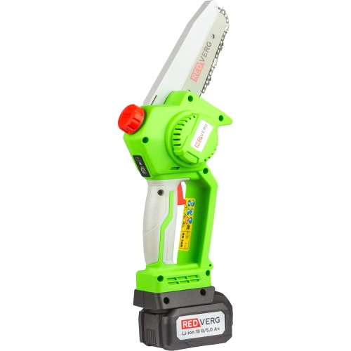 Пила-мини цепная аккумуляторная бесщеточная REDVERG RD-C18BLK/U 6686445 фото 6 Пила-мини цепная аккумуляторная бесщеточная REDVERG RD-C18BLK/U 6686445 фото 6