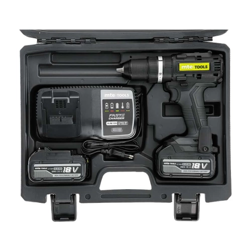 Дрель шуруповерт аккумуляторная MTE 70 Нм HDRD70-18, кейс, з/у, 2 АКБ 5 Ач 4702506012 фото 4