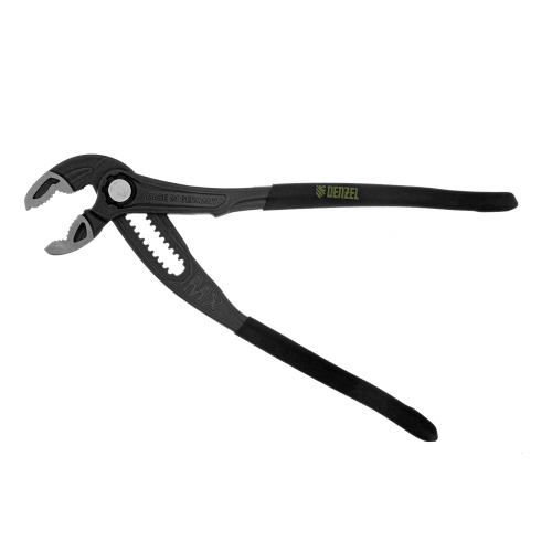 Клещи переставные, кнопочный механизм, обливные рукоятки, 250 мм Denzel фото 4