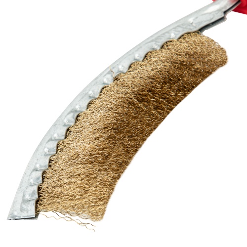 Щетка металлическая изогнутая, пластиковая ручка Matrix фото 5