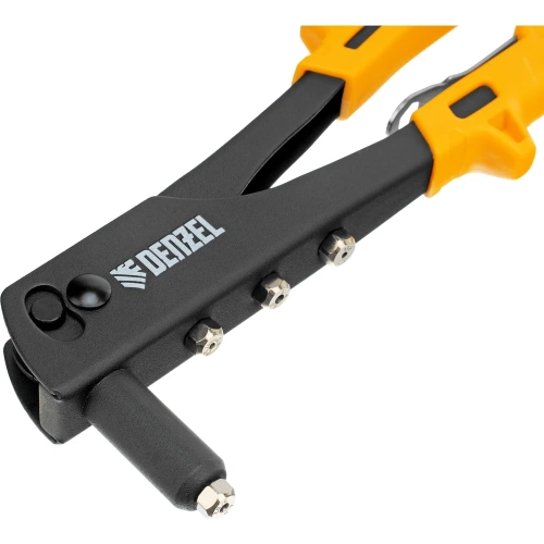 Заклепочник Denzel ручной, 255 мм, заклепки 2,4-3,2-4,0-4,8 мм 40440 фото 8