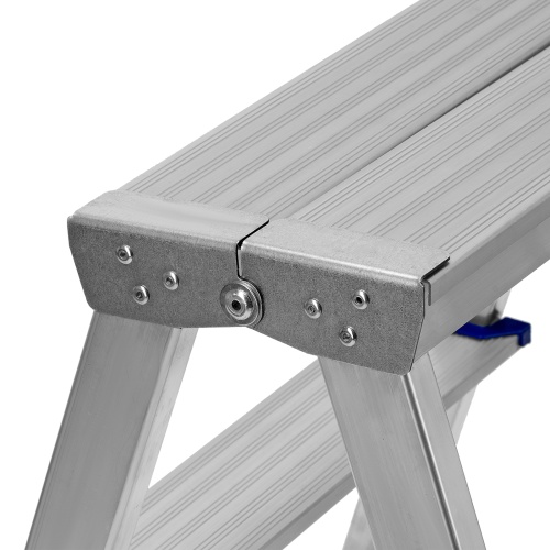 Стремянка двусторонняя 4 ступени, алюминиевая, Сибртех фото 6 Стремянка двусторонняя 4 ступени, алюминиевая, Сибртех фото 6