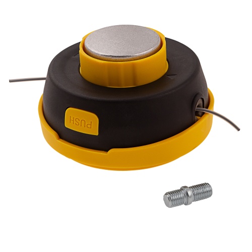 Катушка триммерная полуавтоматическая, легкая заправка лески, гайка M10x1.25, винт M10-M10, подшипник Denzel фото 4