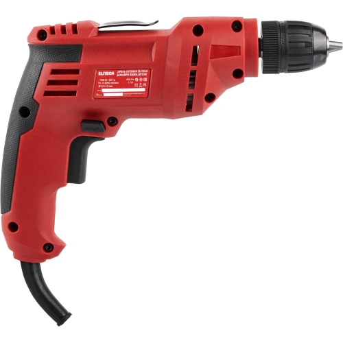 Дрель Elitech Д 0410РЭ (400Вт, БЗП) 204495 фото 6