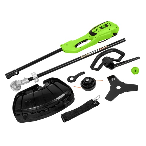 Триммер электрический ЭК-1200, 1200 Вт, 380 мм, разборная штанга, катушка, диск Сибртех фото 8