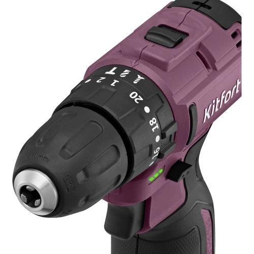 Аккумуляторная ударная дрель-шуруповерт KITFORT КТ-6505 фото 5