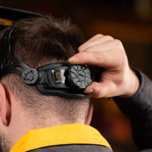 Щиток защитный лицевой (маска сварщика) F9, см. окно 100x60, Real Color, DIN 4-8/9-13// Denzel фото 23