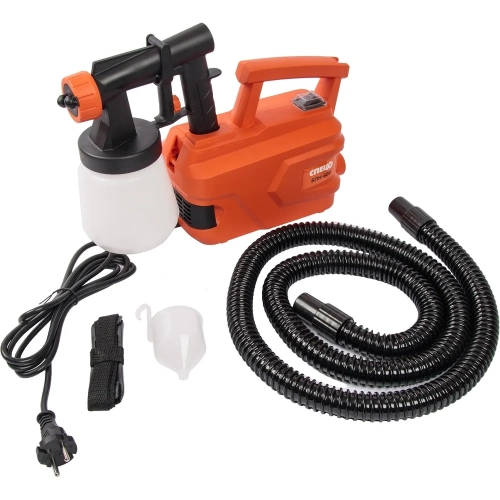 Электрический краскопульт Спец БПН-600 + Перчатки трикотажные с логотипом "ВсеИнструменты" 10 класс с ПВХ НАБОР-3265/8058 фото 5