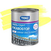 Эмаль-грунт Текс РжавоStop желтая 0,9 кг