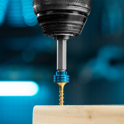 Бита PH2 x 50 мм с ограничителем и магнитом, для ГКЛ, S2 Gross фото 11