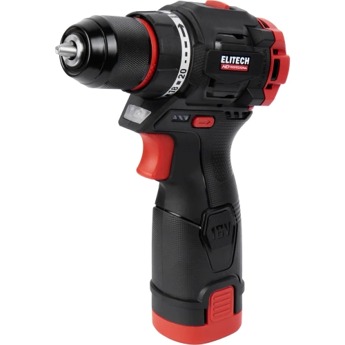 Аккумуляторная дрель Elitech CD 16L2 (16В, 2х2Ач, 55Нм, BL) HD 205715 Аккумуляторная дрель Elitech CD 16L2 (16В, 2х2Ач, 55Нм, BL) HD 205715