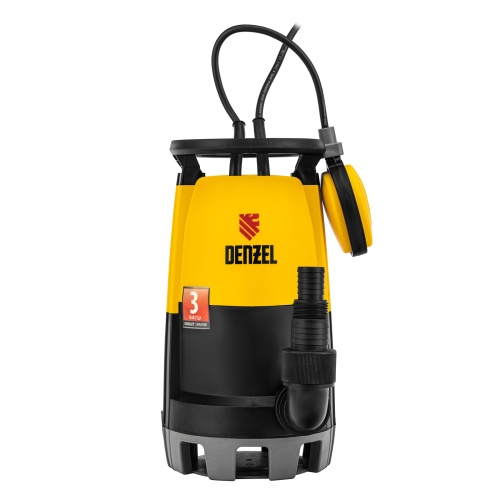 Дренажный насос для чистой и грязной воды DP450S, 450 Вт, напор 6 м, 12000 л/ч Denzel фото 5