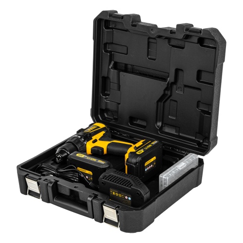 Дрель-шуруповерт аккумуляторная, бесщет. BLDL-IB-18-02, Li-Ion, 18 В, 2 акк. Denzel фото 11