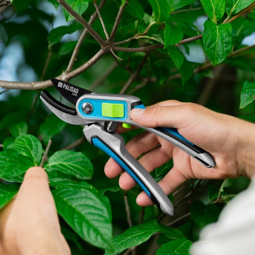 Секатор с наковальней, 215 мм, регулировка захвата, трехкомпонентные рукоятки, LUXE Palisad фото 11