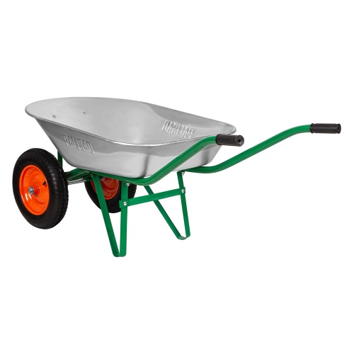 Тачка садовая, два колеса, грузоподъемность 170 кг, объем 78 л Palisad фото 4