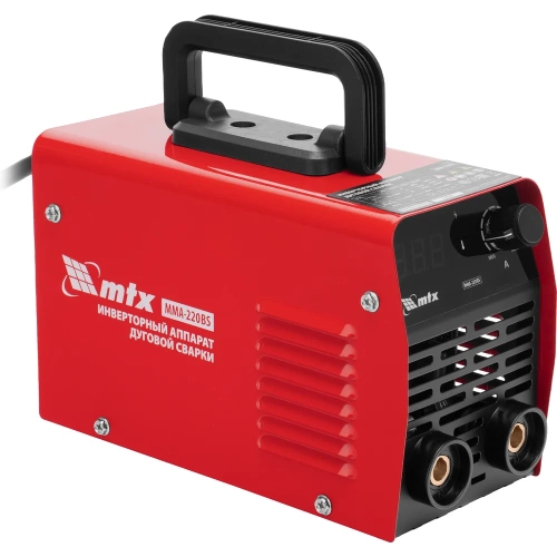 Инверторный аппарат дуговой сварки MTX MMA-220BS, 220 А, ПВ 60пр// 94399 фото 4