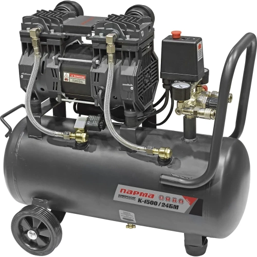 Компрессор Парма K-1500/24БМ безмасляный 1500 Вт, 24л, 237 л/м 02.014.00010 Компрессор Парма K-1500/24БМ безмасляный 1500 Вт, 24л, 237 л/м 02.014.00010