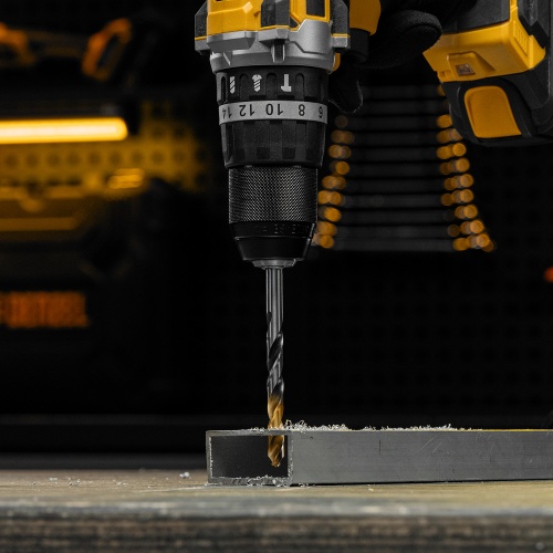 Сверло спиральное по металлу 8,5 x 117мм, Р6М5, Golden Tip, многогранная заточка Denzel фото 9 Сверло спиральное по металлу 8,5 x 117мм, Р6М5, Golden Tip, многогранная заточка Denzel фото 9