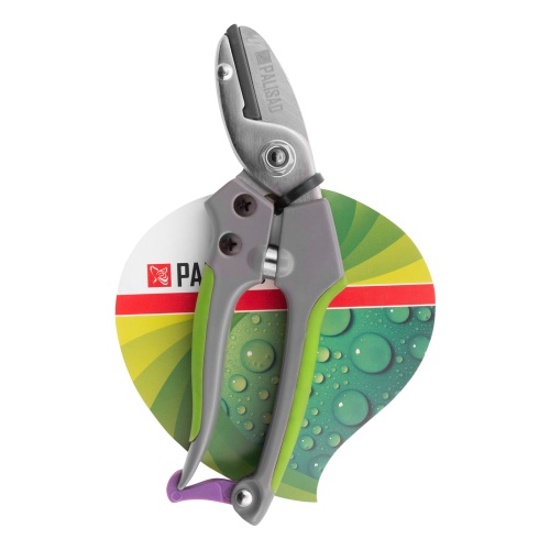 Секатор с наковальней, 170 мм, металлические обрезиненные рукоятки, Palisad фото 8